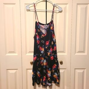 Black Floral Romper